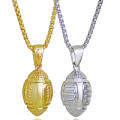 Collection Gift Rendy Sport Fan Jewelry Gift Rugby Ball Necklace Rendy Sport Fan Jewelry Collection Gift Rugby Pendant Necklace Rugby Stainless Steel Pendant Necklace Rugby Pendant. 