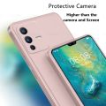 Vivo V23 Pro V23e 4G 5G Casing Square Liquid Silicone Phone Case Soft TPU Shockproof Bumper Camera Protective Back Cover. 