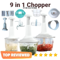 Manual Chopper Hand Operated  - Manual Hand-Powered Food Chopper Machine for Meat , Vegetables - Kitchen Gadgets - Chopper Machine hand pump - Kitchen accessories. 