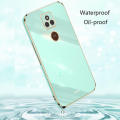 For Motorola Moto E7 Plus Back Cover Luxury 6D Plating Square Frame Shiny Case Camera Lens Protection Soft Silicone Mobile Phone Cases. 
