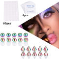 New Fake Lip Stud Ring Nose Ring Eyebrow Ring Dimple Sticker Piercing Jewelry. 
