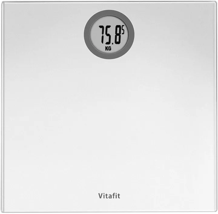 Vitafit%20Digital%20Bathroom%20Scales%20Weighing%20Scales%20with%20Step-On%20Technology,%20LCD%20Display(Stone/kgs/lbs),Tempered%20Glass%20Silver%20-%20Image%203