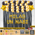Rabi Ul Awal Foil Letter Theme Collections, Eid Milad un Nabi, 12 Rabi al-Awwal Mubarak, Decorations Foil Balloons Celebration Themes, Islamic Festive, Party Supply Decor, Decorate Your Home, Garden, Muslim Festivals & Event : pNjsMpEA. 