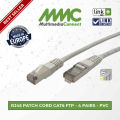 CAT6 Ethernet Cable FTP / UTP RJ45  Patch Cord 1 Mtr. / 3Mtr., PVC (Made in Europe). 