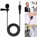 Collar Mic 3.5mm Clip Microphone Collar Mic for Voice Recording Lapel Mic PC. 
