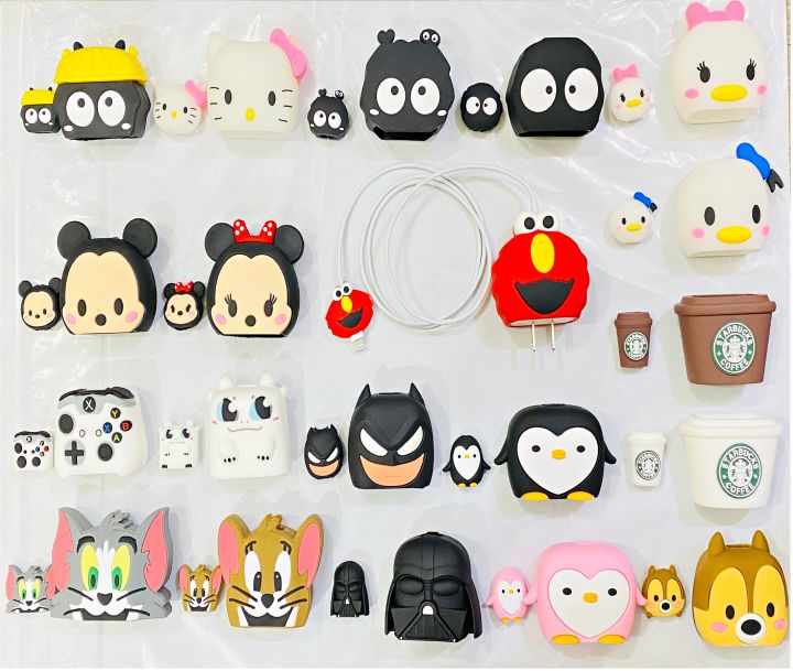New 3D Silicone Covers for iPhone Charger 18W / 20W | Protective Covers for iPhone Chargers 18W/20W Only | Chargers Decoration Covers | Best Quality