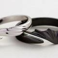 Carat Finger Rings Non-Irritation Angel Devil Couple Rings Engagement Accessory. 