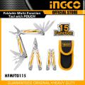 Ingco 15in1 Foldable Multi-Function Tool. 