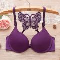 Front Open Butterfly Y-line Adjustable Straps Push Up Bra for girls / womens -1606. 