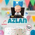 Personalised Digital Cake Topper Boss Baby Theme Topper for Birthday Party Celebration. 