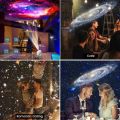 Galaxy Projector Lamp with 12 Different Galaxies and Nebulae 360° Rotation with Realistic Planetarium Night Light for Kids - Birthday Party - Couple. 