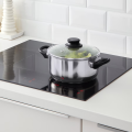 Pot with lid IKEA Glass Stainless Steel 2.8 l. 