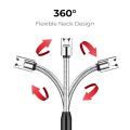 Rechargeable Electric USB Lighter Stove Lighter Long Neck Led ARC BBQ Lighter with Rechargeable USB Cable with Flexible Goose Neck, Safety Switch LED Battery Indicator for Candle, Gas Stove, Grill, Camping, Multicolor. 