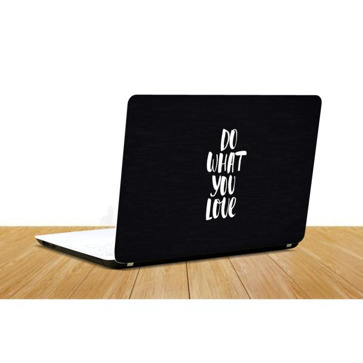 Do-What-You-Love Laptop Back Skin-Laptop Skin Vinyl Sticker Decal, 13 13.3 14.6 15 15.4 15.6 inch Laptop Skin Sticker Cover For All Laptops