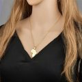 African Africa Map Pendant Necklace Gold Silver Color Stainless Steel Choker Necklace For Women Jewelry Collier. 