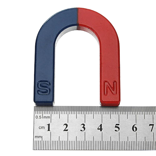 U Shaped Horse Shoe Magnet Blue & Red 4 Jumbo Horseshoe U Magnet size ...