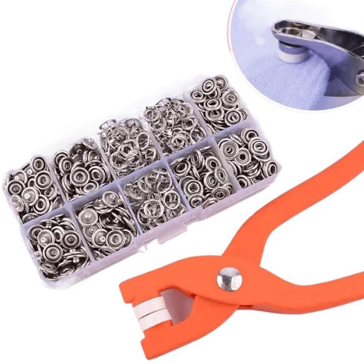Pliers Button Press Tool for all cloths With 25 Buttons.