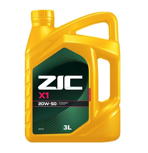 ZIC X1 20W-50 (3Liters) Multi-Viscosity Gasoline Engine Oil