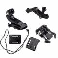 Action Camera Accessories Set For GoPro Hero 5 3 4 Xiaomi Yi 4K SJCAM SJ4000 Chest Strap Base Mount Go Pro Helmet Kits. 