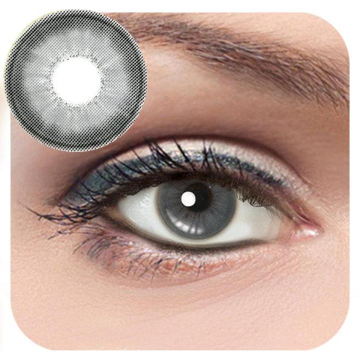 Optiano WARM GRAY Daily Wear Eyesight Lenses  | All Contact Lenses Number Available with ( Complete Kit )