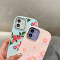 AMORVOR for Samsung A04 Mobile Cover Vintage Style Flowers Pattern Luxury Plating Back Cover Metal Lens Soft Silicone Phone Case. 