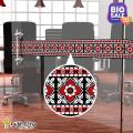 Gift City Presents Ajrak Design Wall Decorative Self Adhesive Tile Border Stickers Multiple Quantity -  24x7 cm for Bathroom Kitchen Wall Wallpaper Border Decoration. 