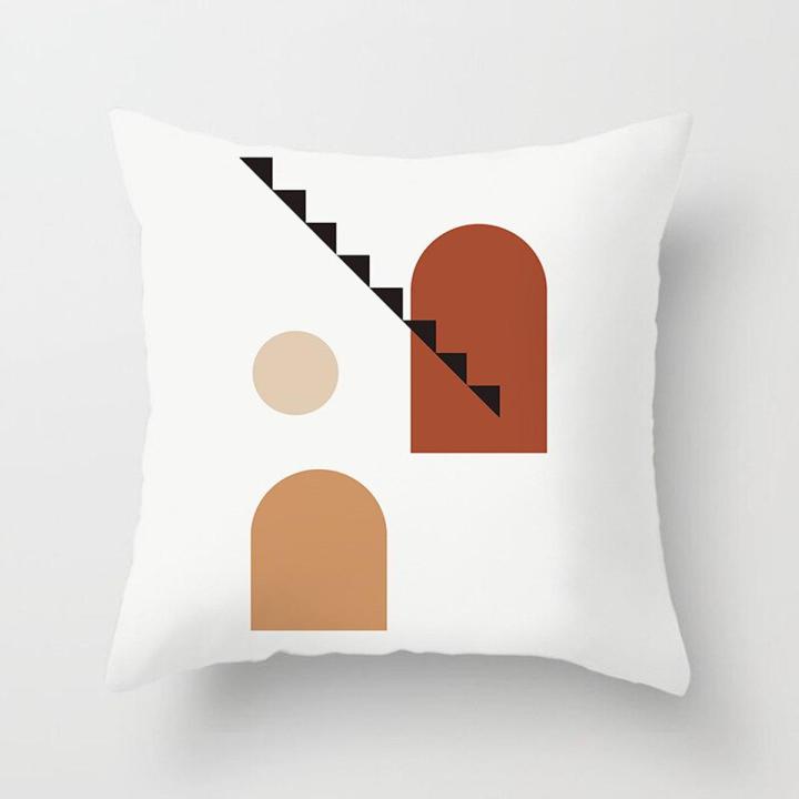 Brand New Nordic Simple Abstract Line Drawings Cushion Cases Morandi Decorative Pillows Case Modern Livingroom Sofa Throw Pillow
