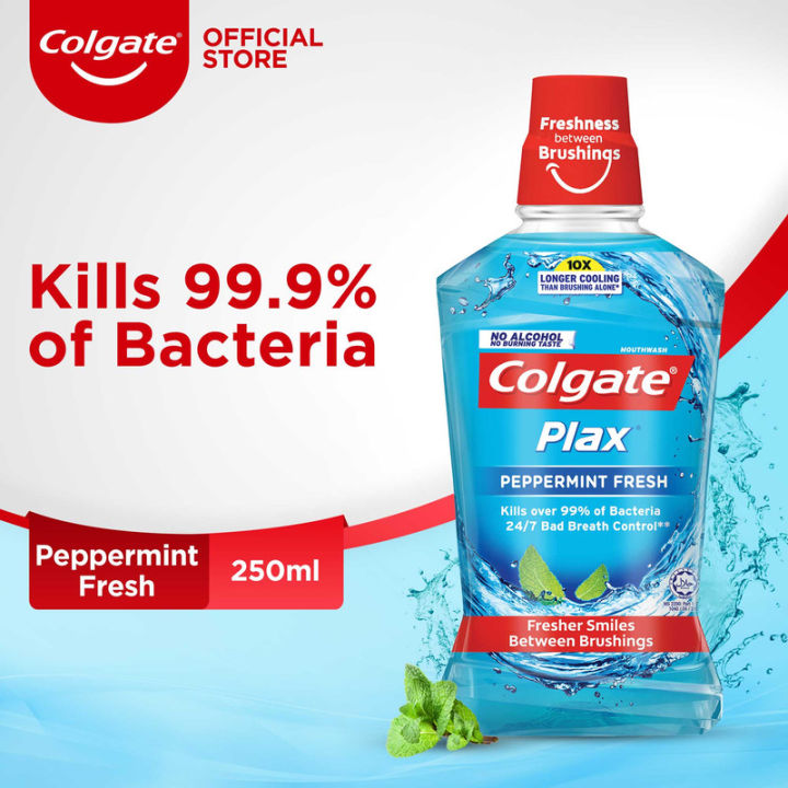 Colgate%20-%20Plax%20Mouthwash%20Peppermint%20Fresh%20250ml%20-%20Image%202