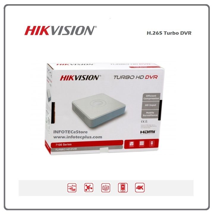 Hikvision 8 Channels Turbo HD DVR- 5MP Supported, 5 Megapixels DVR, 5MP DVR-CCTV camera DVR box-CCTV camera Recorder -CCTV camera Receiver- Hikvision DVR Price in Lahore- Hikvision DVR price in Pakistan-Hikvision DVR for 2MP cameras, Dahua XVR Polo DVR