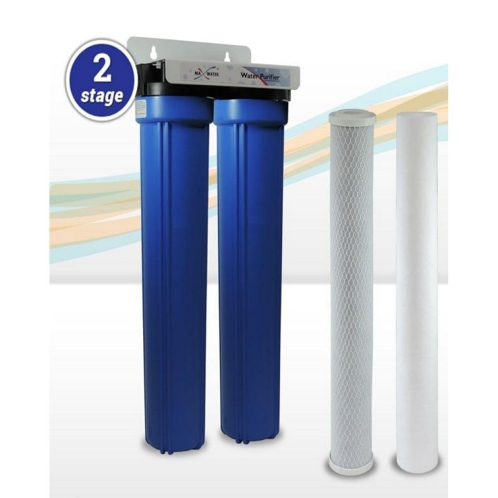 Water Filter 2 Stage Slim Jumbo 20"