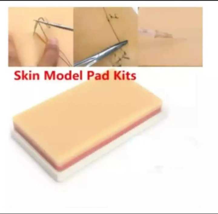 Suture Practice Kit - Medical Student Suturing Pad Does not Easily Break, Tear, or Rip - Pocket Size Training Pad – 3 Layers for Skin, Fat & Muscle - Gift for Med School Students