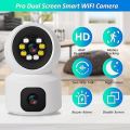 Dual Lens Security Camera V380 Pro Smart Home 4MP Auto Tracking Wireless WIFI IP Camera. 