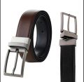 2 in 1 Double Sided Black & Brown Turning Buckle Belt for Men.. 