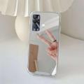 Back Cover for Tecno Pova Neo Luxury Silver Mirror Stylish Plating Fancy Soft Casing Silicone Phone Case Shiny Bling Pouch for Girls and Boys - Silver. 