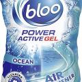 Bloo Power Active Gel, Toilet Cleaner, Blue Gel, Ocean with Anti-Limescale, Cleaning Foam and Extra Freshness, 700 ml. 