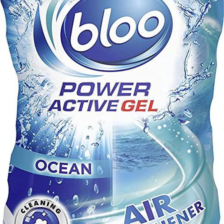 Bloo Power Active Gel, Toilet Cleaner, Blue Gel, Ocean with Anti-Limescale, Cleaning Foam and Extra Freshness, 700 ml