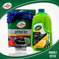 TURTLE WAX - BUNDLE OFFER - HIGH SHINE CAR WASH - 1.89 LITERS , MICROFIBRE SCRATCH FREE CAR WASH MITT. 