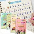 SANK Montessori Reusable Pack Of 4 Sank Magic Book (4 BOOKS + 1 PEN + 5 REFILL) for Montessori Children Tracing Handwriting, Colouring, Drawing & Sketching.. 