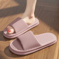 WDZKN Women Summer Slippers Lightweight EVA Flat Home Slippers Concise Solid Color Indoor Bathroom Comfort Massage Floor Slides. 