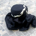 Pakistani Balochi Sindhi  Black Turban Pagri Meer Style Topi Pugri Traditional Wear Bhugti. 