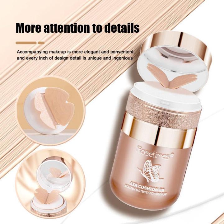 New Puff Air Cushion Bb Cc Cream Isolation Face Natural Concealer Makeup Control Makeup Base Oil Moisturizing I1j5