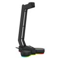 FANTECH AC3001 Headphone Flex Display Stand for Professional Gaming Setup - Black. 