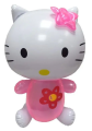 Kids Children Girl Inflatable Toy Blow Up SMALL Hello Kitty with Whistle Party. 