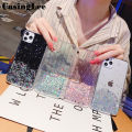 Casinglee For Samsung Galaxy S21 Ultra case Full Stars Moon Glitter Bling Sequins Cases for Samsung S21 Ultra Phone Cover Starry Sky Transparent Soft Back Cover. 