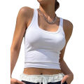 New SOLID RIBBED KNIT CROP CAMI TOP. 