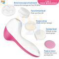Beauty Care Face Massager, 5 in 1 Electric Cleanser, Portable Electric Facial Massager, Beauty Care Massager,Skin Electric ScrubberFacial Device For Cleansing, Exfoliating And Massaging, Body Exfoliating Beauty Tool With Brush Heads For Acne, Blackheads. 
