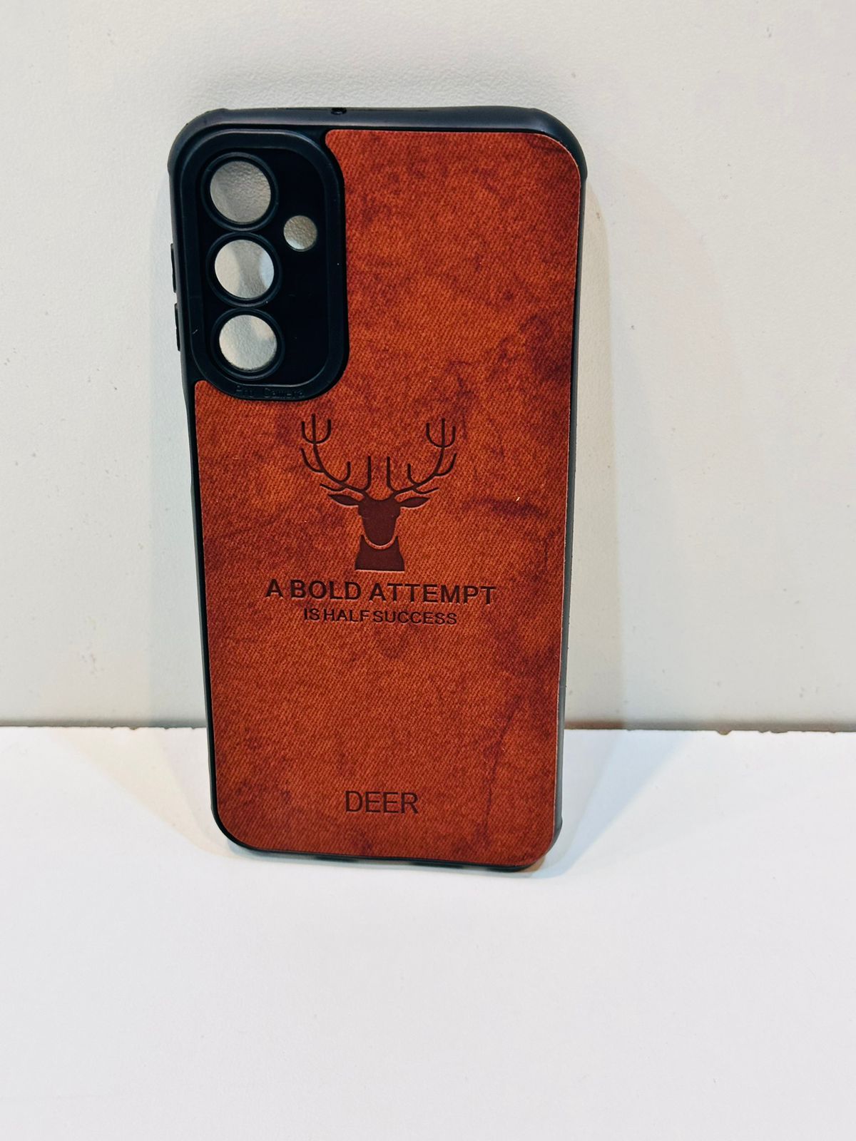 Lahore Mobile Case For Samsung A34 Hybrid Soft TPU Deer Pattern Leather Shockproof Case Cover - Samsung A34 Back Cover 7