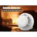 【Footprint】 Free Battery Wireless Smoke Detector Fire Sensor Alarm High Sensitivity Home Safety Photoelectric Sensitive Sensor Smoke Detector Fire Alarm For Family Guard Battery Included Fire Smoke Detector Sensor. 