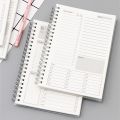 2021 Notebooks Agendas Planner Diary Weekly Spiral Organizer Libretas A5 Note Books Monthly Kraft Paper Schedule Filofax. 