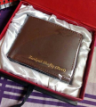 Customized Name Leather Name Wallet With Beautiful Box Packing. 
